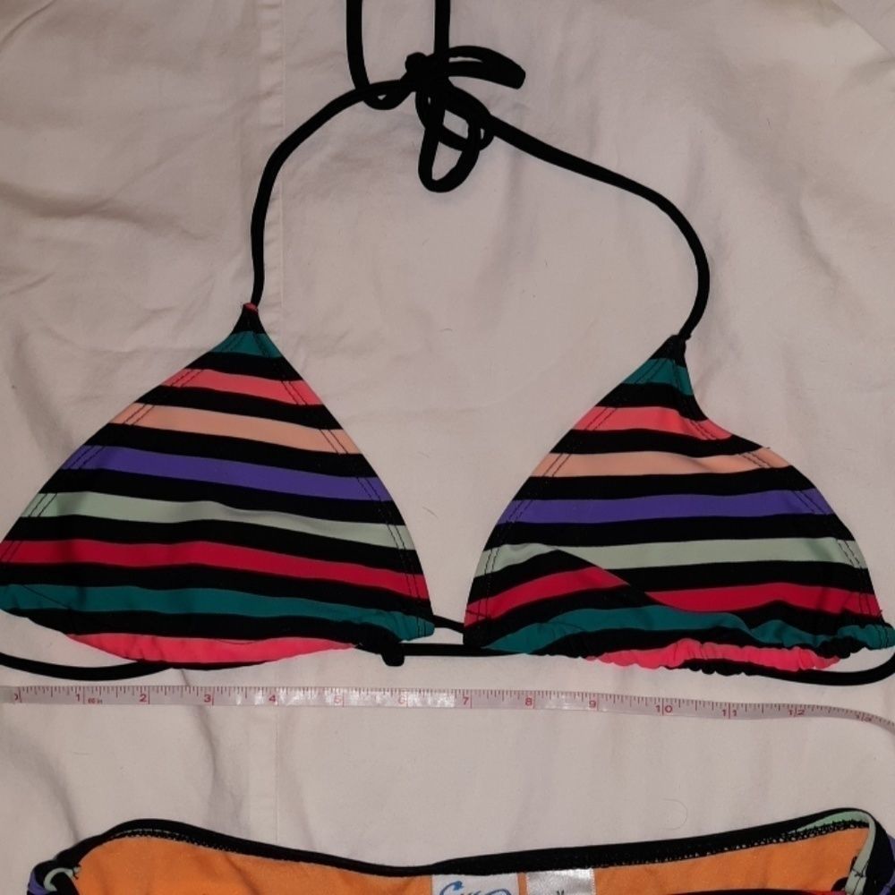 California Waves String Triangle Bikini Medium‎ - Picture 3 of 6